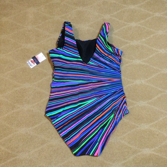 Swimsuits For All NWT Chlorine-Resistant Tank One-Piece Swimsuit, 14 - Picture 6 of 10